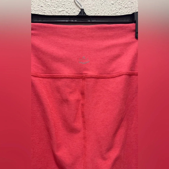 Beyond Yoga High Waisted 7/8 Bright Persimmon Heather Leggings 2X - Picture 5 of 6